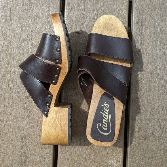 Candie's vintage Y2K clog sandals 8, 7.5 - Picture 2 of 5